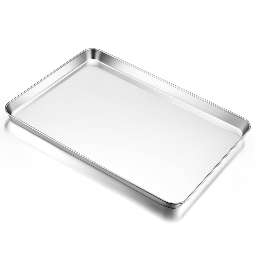 E-far Large Baking Sheet, 20"x14" Stainless Steel Cookie Sheet