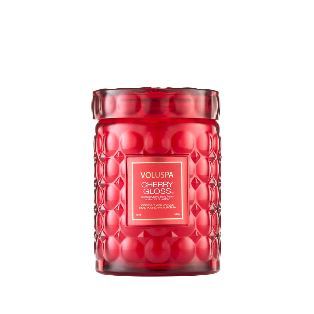 Voluspa Santal Vanille Large Scented Candle Jar 18 Oz, 100 Hr Burn