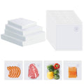 Reusable Vacuum Seal Bags, BPA-Free Food-Grade, Leakproof & Odor-Resistant, Freezer & Microwave Safe, Clear Storage Bags for Meat, Seafood, Snacks & Dry Goods, 30 Pack (10.24" x 13.39")