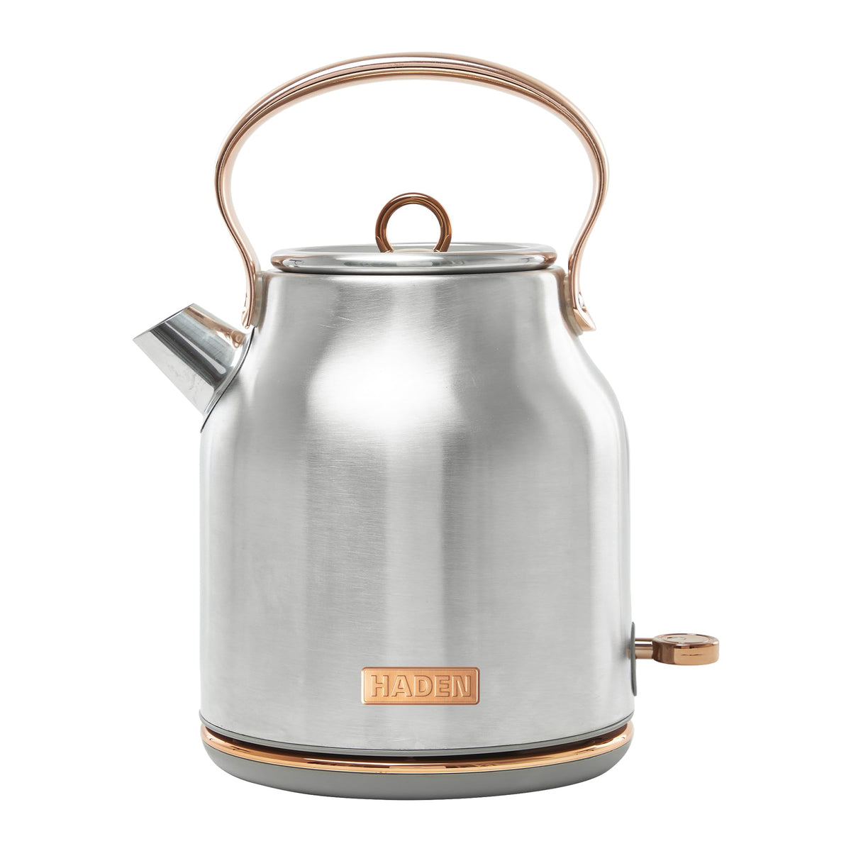 Haden Heritage 1.7 Liter Stainless Steel Electric Kettle, Hot Water Kettle