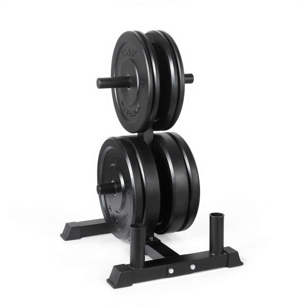 CAP 260lb Competition Olympic Bumper Plate Weight Set