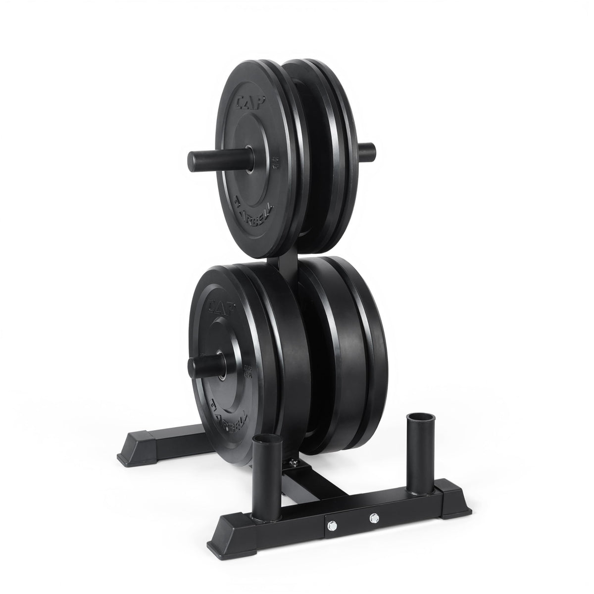 CAP 260lb Competition Olympic Bumper Plate Weight Set