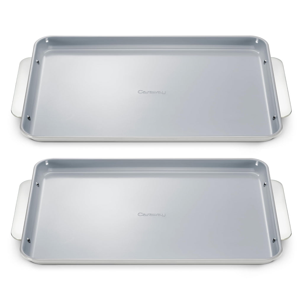 Caraway Non-Stick Ceramic Small Baking Sheet Duo