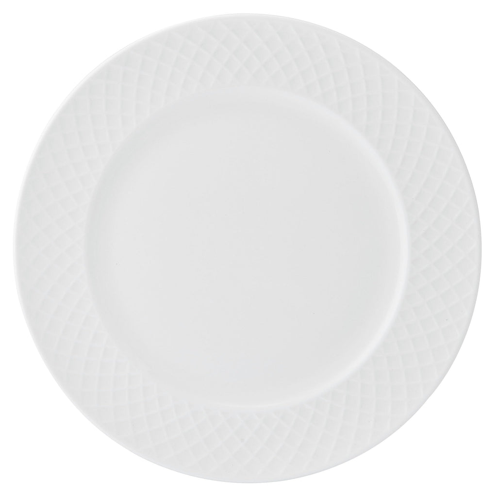 Mikasa Trellis Bone China Lightweight Chip Resistant 40 Piece Dinnerware Set, Service for 8