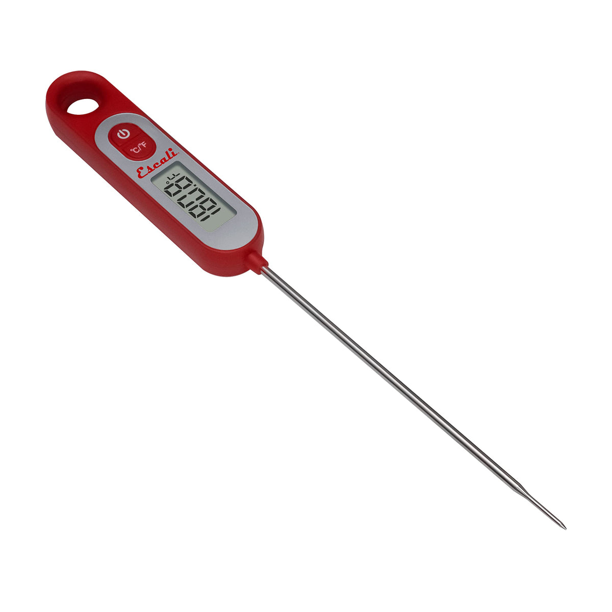 Escali Long Stem Digital Thermometer for Meat, Frying, Cooking, Candy and Kitchen Use, Extra Long 5.6-Inch Probe, Black