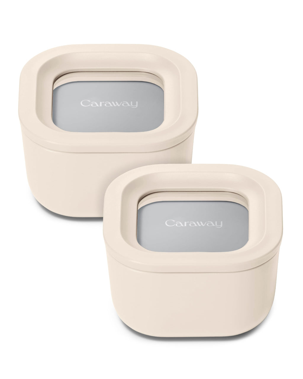 Caraway 2-Piece Glass Food Storage Container Set