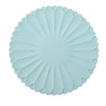 Heat-Resistant Silicone Trivet Mats, Non-Slip Hot Plate Holder for Kitchen Countertops & Dining Table, Reusable Pot Holder Pad with Secure Grip, Dishwasher Safe (Sea Sky Blue, Diameter: 18cm/7.09")