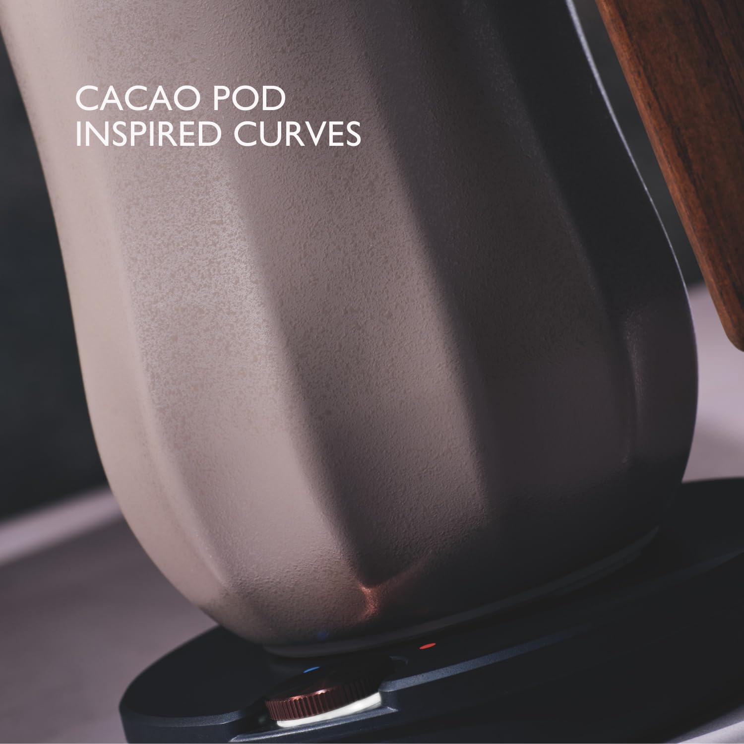 Hotel Chocolat Hot Chocolate Maker – Velvetiser Hot & Cold Drinking Chocolate Machine, Includes Mug, Glass & Sachets, Pebble Edition, Luxury Gift
