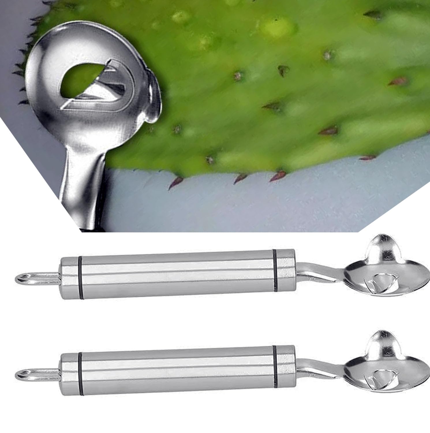 Cactus Peeler Tool, 2 Pack, Stainless Steel