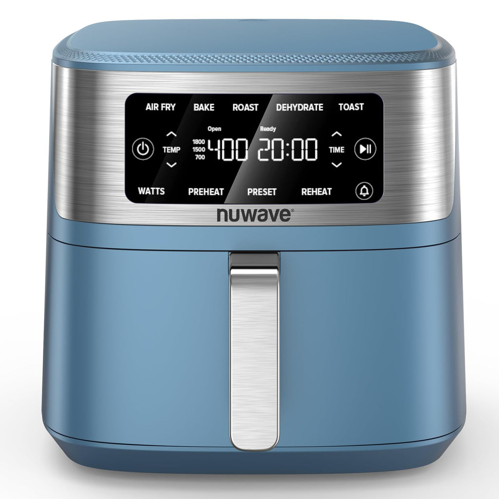 Nuwave Brio Plus 7QT Air Fryer, Extra Crispy Results w/Less Oil, PFAS-Free