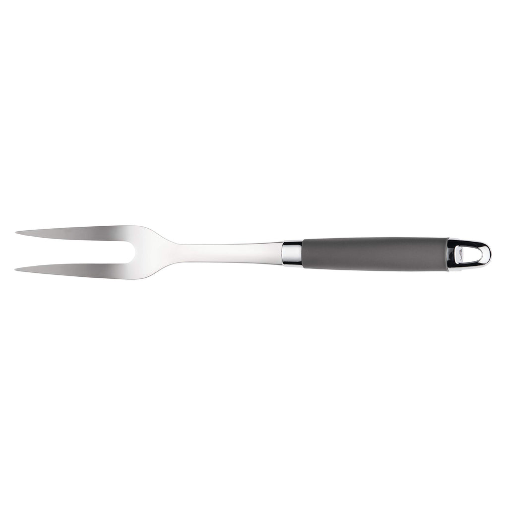 Anolon Tools and Gadgets SureGrip Stainless Steel Meat Fork, Kitchen Utensils, 13.25-Inch, Graphite