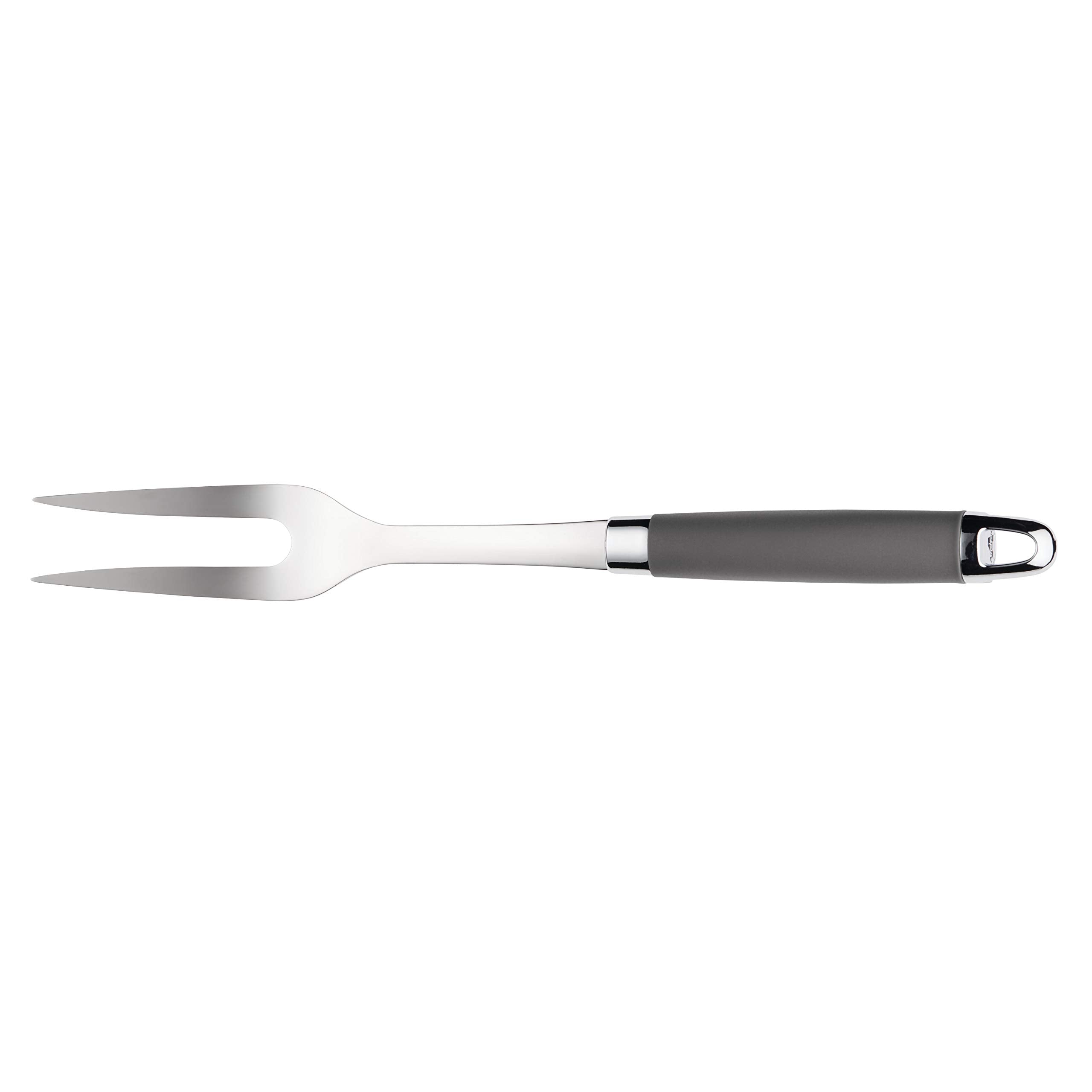 Anolon Tools and Gadgets SureGrip Stainless Steel Meat Fork, Kitchen Utensils, 13.25-Inch, Graphite