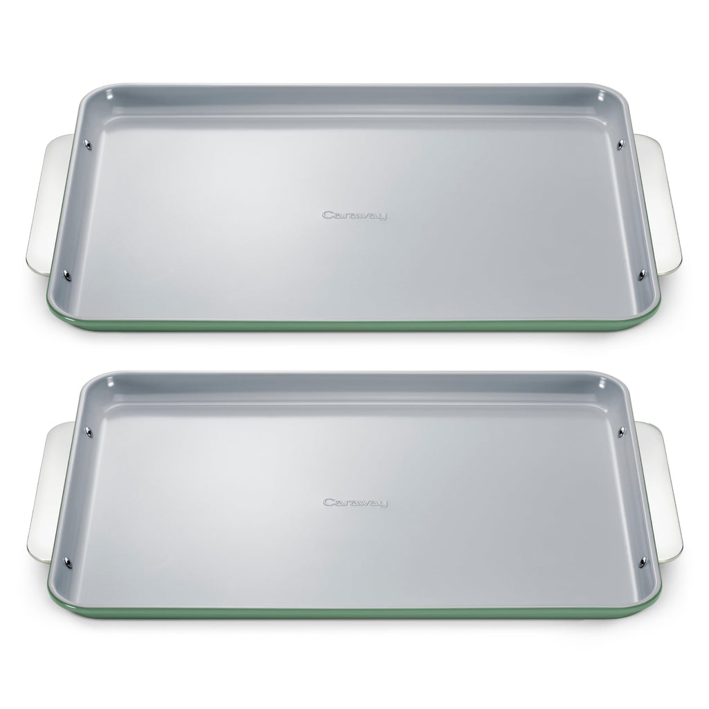 Caraway Non-Stick Ceramic Small Baking Sheet Duo