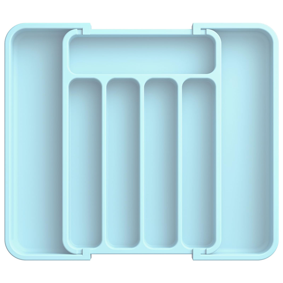 Aujen Silverware Drawer Organizer, Adjustable Utensil Cutlery Tray