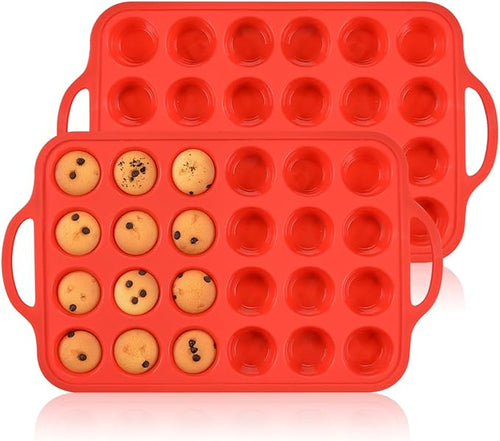 12 Cups Silicone Muffin Pans for Baking Cupcake Pan Nonstick Silicone Molds