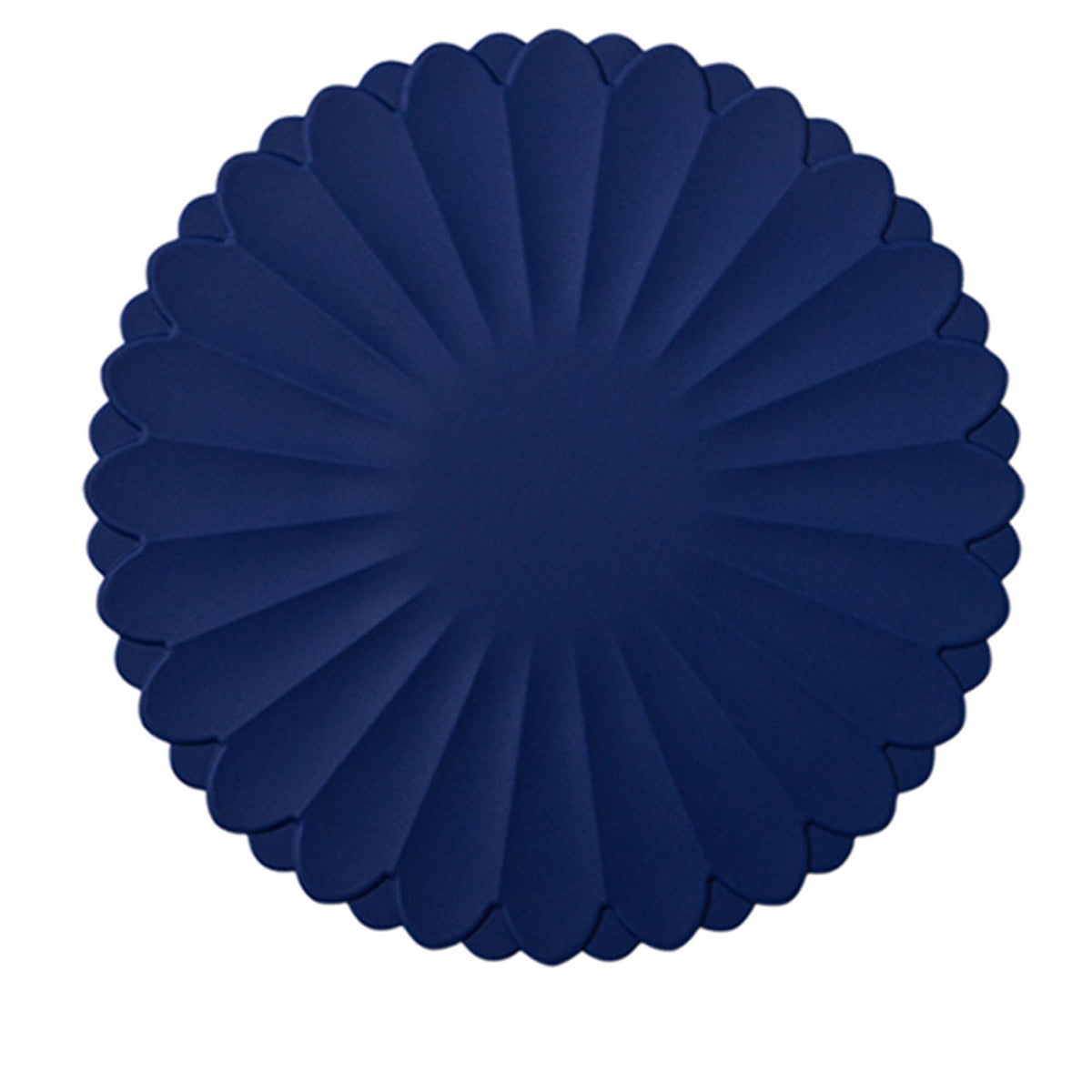 Heat-Resistant Silicone Trivet Mats, Non-Slip Hot Plate Holder for Kitchen Countertops & Dining Table, Reusable Pot Holder Pad with Secure Grip, Dishwasher Safe (Sea Sky Blue, Diameter: 18cm/7.09")