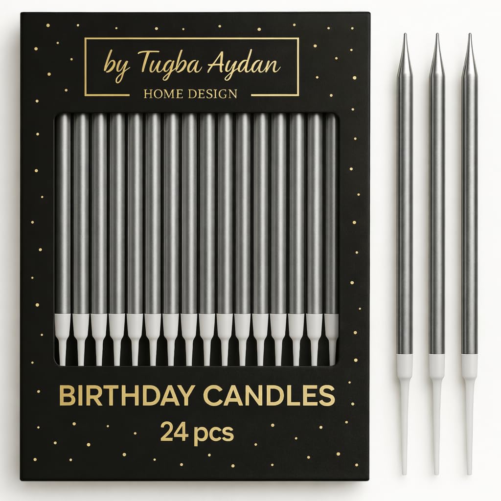 Bulk Birthday Candles for Cake – 72 Count Mixed Color Pack, Traditional Birthday Candles for All Ages & Party Themes