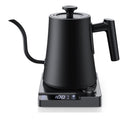 CHEFESS Gooseneck Electric Kettle with ±1°F Temperature Control - 1.0L Pour Over Coffee Kettle & Tea Maker, 1200W Fast Heating, 24H Keep Warm, Built-in Brew Timer, 100% Stainless Steel Interior