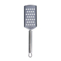 Restaurantware Stainless Steel Coarse Cheese Grater - German Standard Lemon Zester with Ergonomic Handle, Sharp Blades, Dishwasher Safe - Handheld Kitchen Grater for Parmesan, Garlic, Ginger