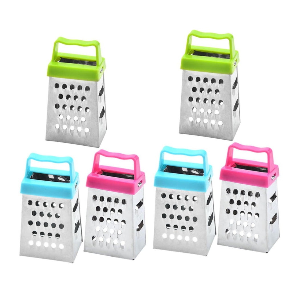 PRETYZOOM 18pcs Stainless Cheese Grater Fine Grater Slicer Vegetable Slicer Easy Peel