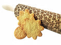 Rolling pin FLOWERS. Wooden embossing rolling pin with Oriental flowers. Embossed cookies. Pottery. Birthday gift. Gift for mother