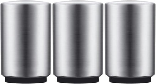 3PCS Premium Automatic Beer Bottle Opener, Magnet Stainless Steel Push Down Off Soda Lid Open Magnetic Catching No Damage Caps, Portable Pop the Top Bar Tools for Home Wine Accessories Picnic Camping
