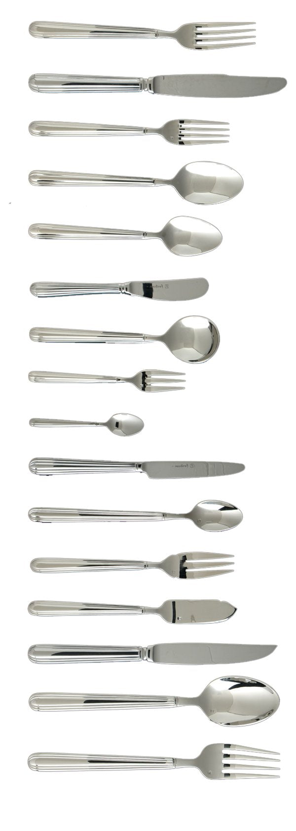 Fortessa Metropolitan 18/10 Stainless Steel Flatware Serving Fork, 9.25-Inch