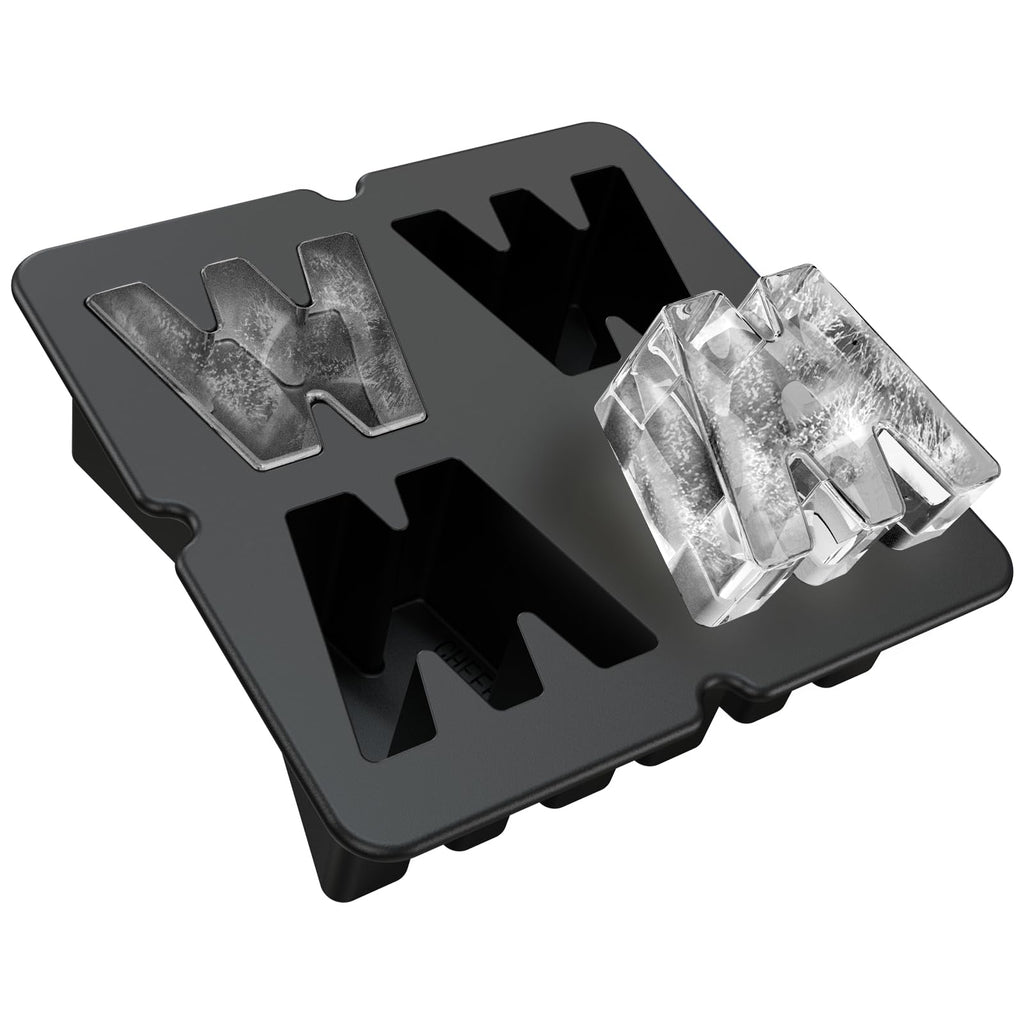 Customized Letter P Ice Cube Mold -Letter Silicone Ice Mold for Custom Ice Cube Mold and Baking Chocolate and Crafting Letter Molds, Ice Cube Molds for Cocktails & Whiskey with Custom Letters