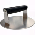 Manucode Smash Burger Press, Dishwasher Safe Stainless Steel, 8 in, 3.25 lb