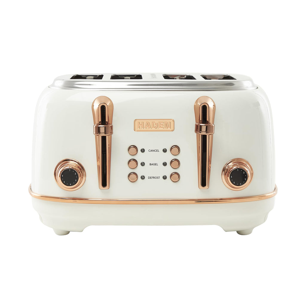 Haden Heritage 4 Slice Wide Slot Stainless Steel Toaster