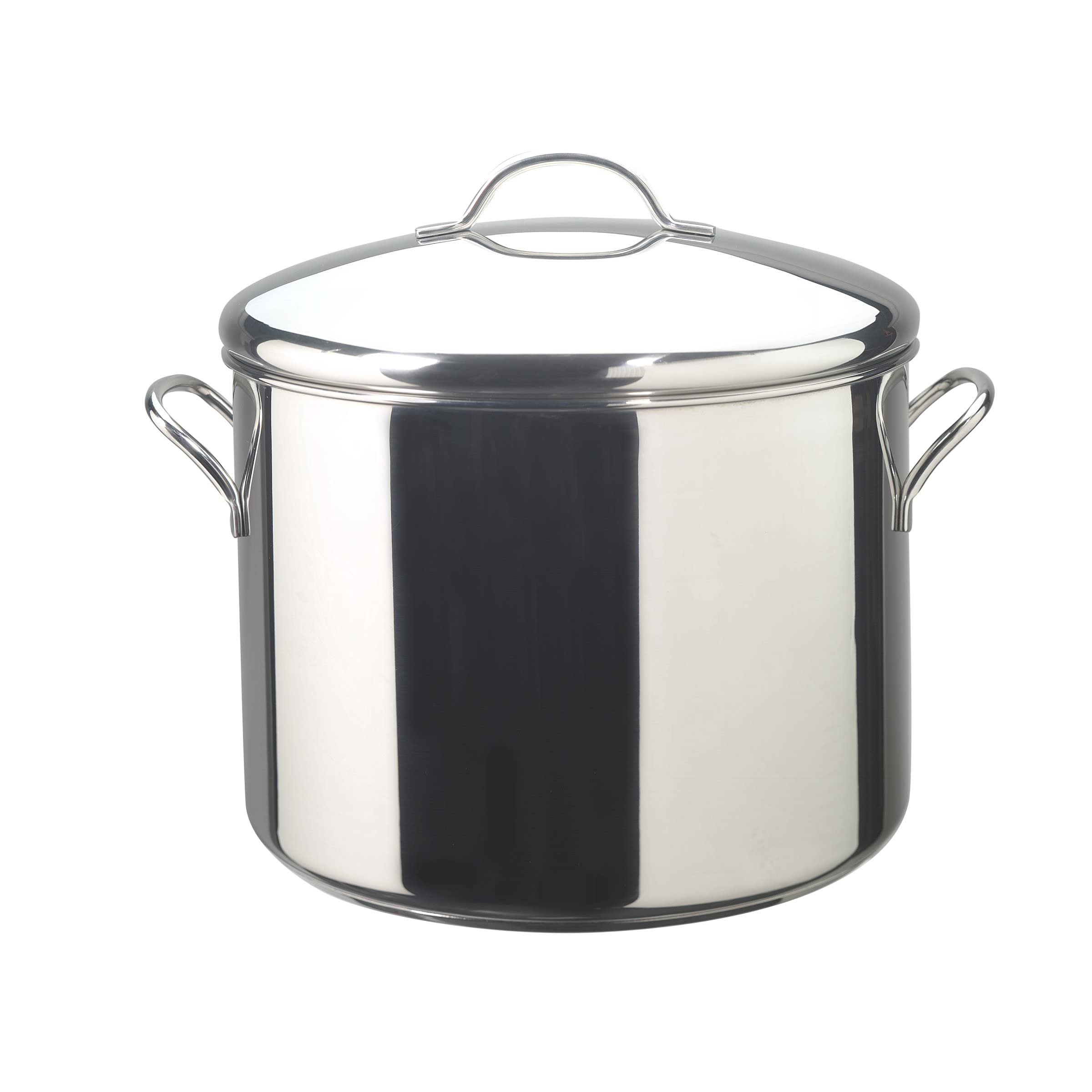 Farberware Classic Series Large Stainless Steel Induction 16 Quart Stock Pot with Lid