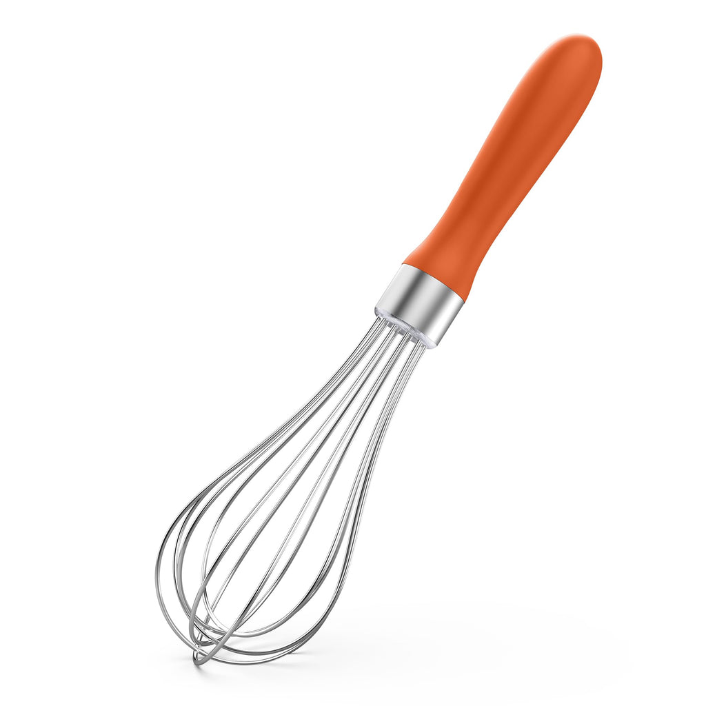 U-Taste Wire Whisk for Cooking, 18/10 Stainless Steel Balloon Wisk,S/Purple