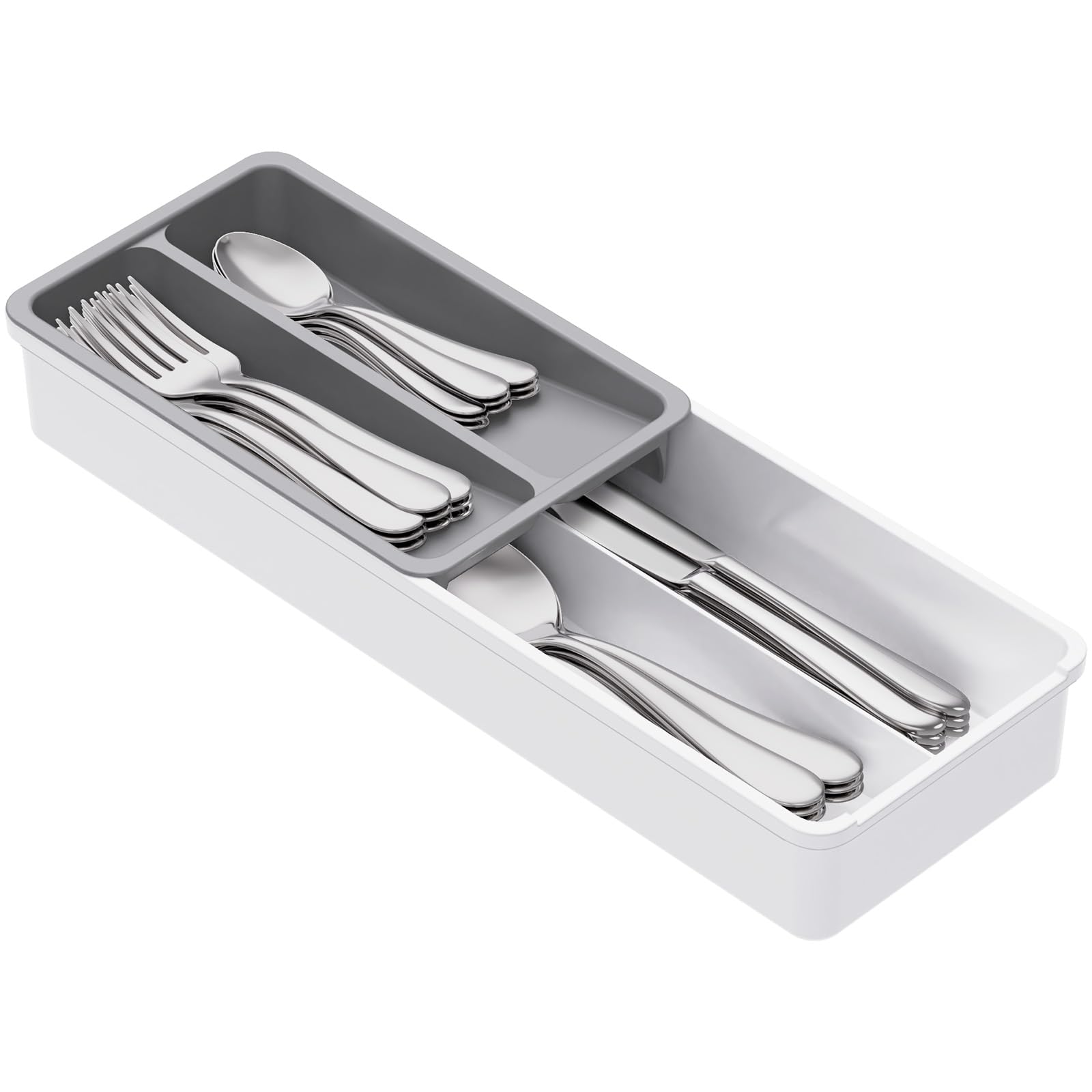 Lifewit Compact Silverware Organizer for Kitchen Drawer