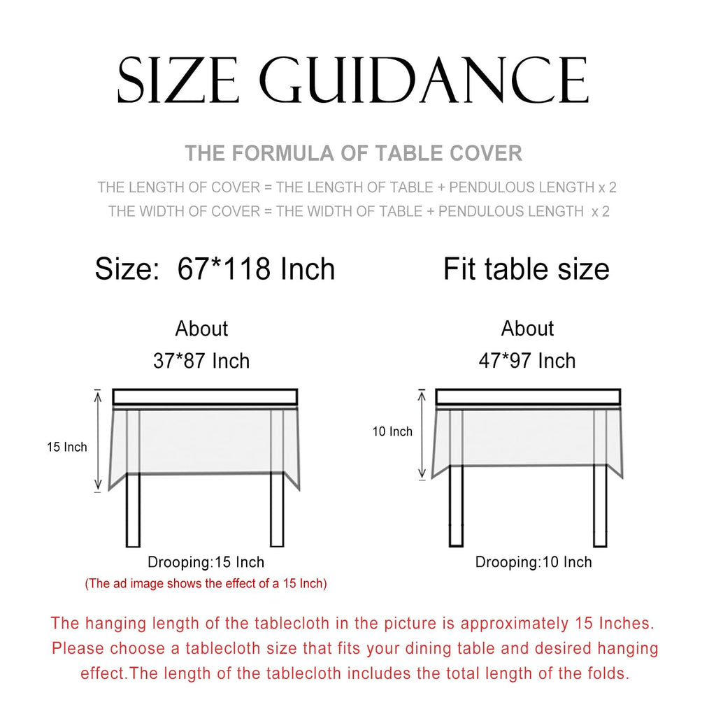 patdrea Designer French Vintage Green Rectangle Tablecloth,Vintage Linen and Floral Pattern Extra Long Table Cloth,Decor Table Cover for Kitchen Dining Christmas Thanksgiving,67"x118"-Tara a