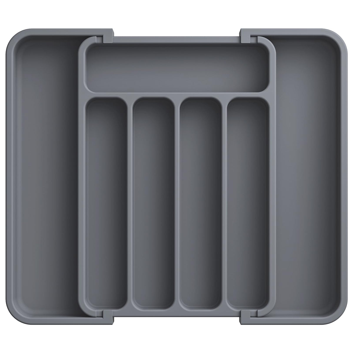 Aujen Silverware Drawer Organizer, Adjustable Utensil Cutlery Tray