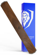 DALSTRONG Magnetic Knife Holder Wall - Premium North American Walnut Wood - Knife Magnetic Strip - Aluminum Frame - 18" x 2.5" - Powerful Magnet Kitchen Bar - Easy Mount - Safely Display your Knives