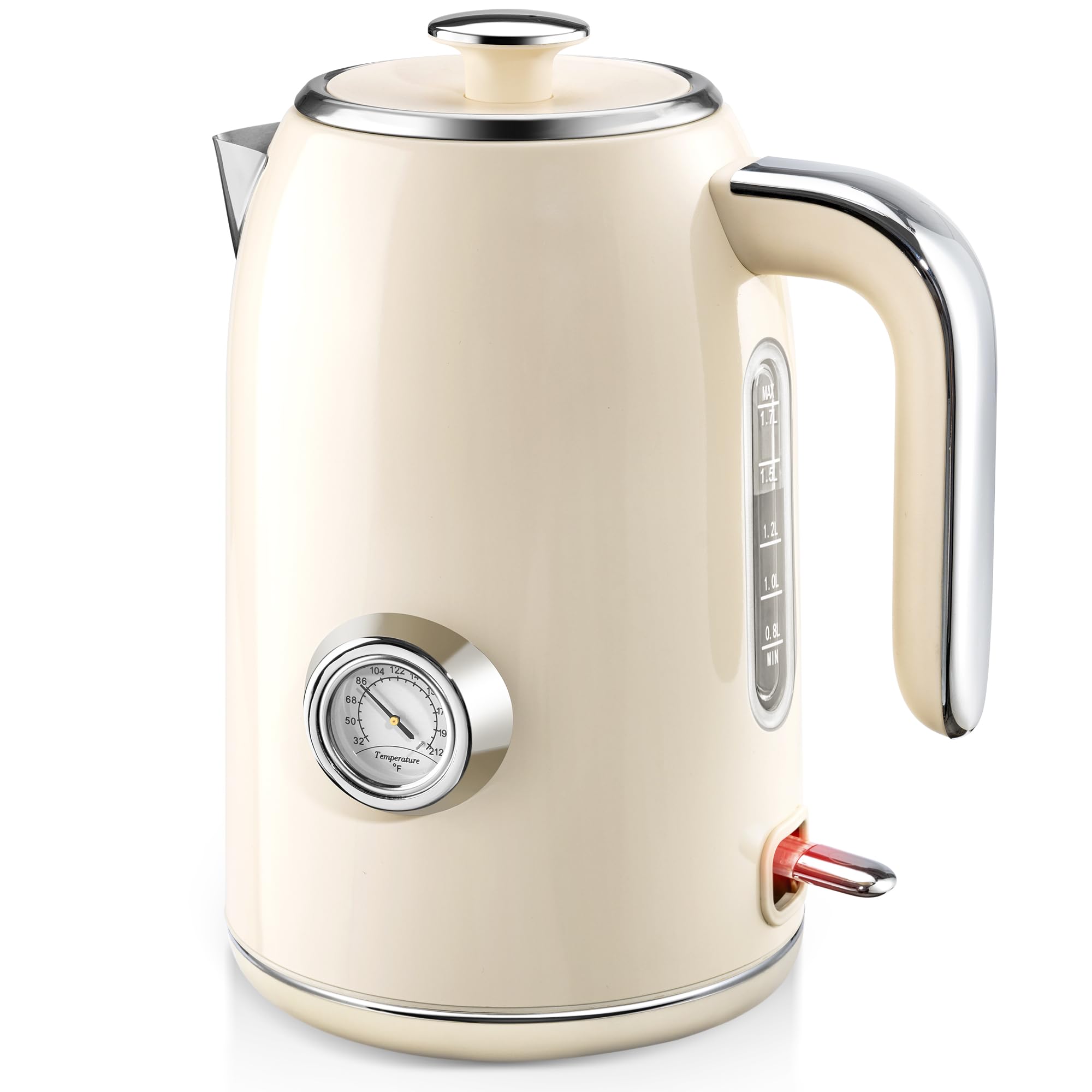 PUKOMC Electric Kettle, 1.7L Stainless Steel Electric tea kettle
