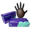 Dr.GreenPanda Black Nitrile Exam Gloves Medium 200pcs 3mil Food Safe