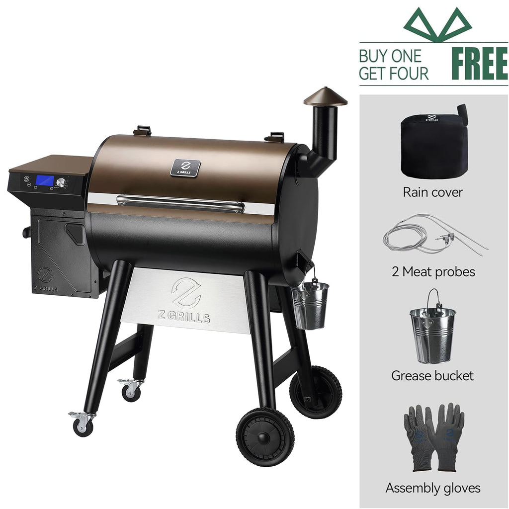 Z GRILLS 7002C Outdoor BBQ Grill, 697 sq in, PID 3.0