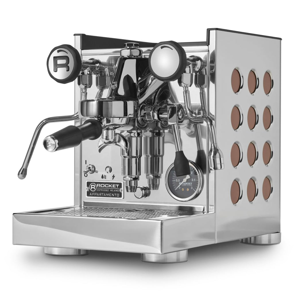 Rocket Espresso Appartamento TCA Espresso Machine, Black (Copper)