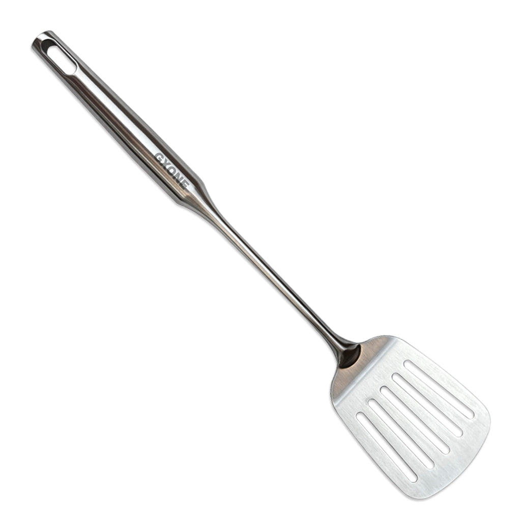 Spaghetti Spoon,304 Stainless Steel Pasta Spoon,Wooden Handle,14.2Inch