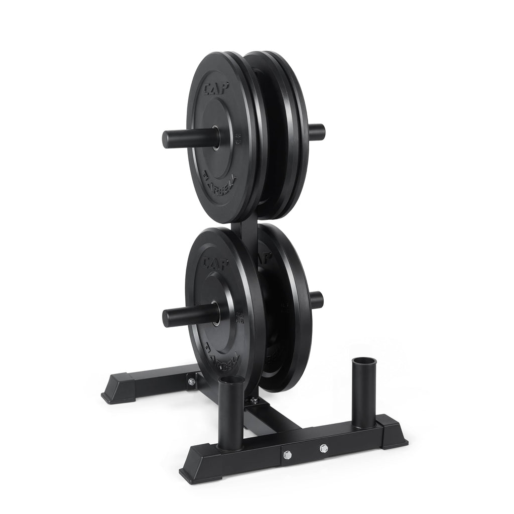 CAP 260lb Competition Olympic Bumper Plate Weight Set
