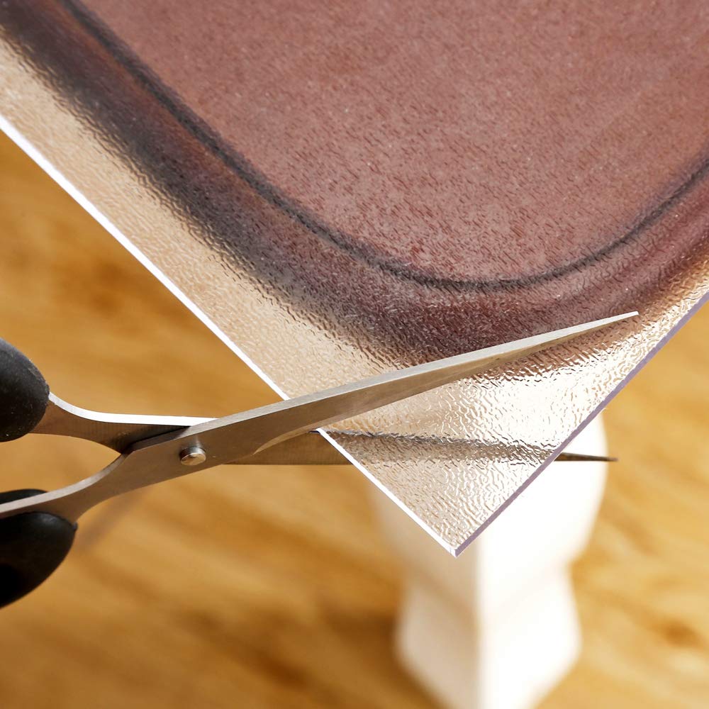 NECAUX Clear PVC Table Cover Protector 17 x 56 Inch 1.5mm Thick