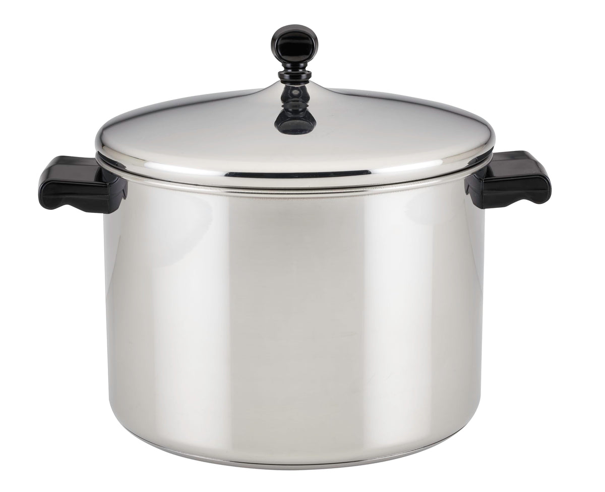 Farberware Classic Series Stainless Steel Stock Pot with Lid, 8-Quart