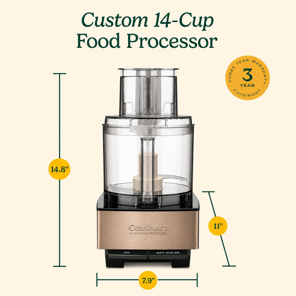 Cuisinart DFP-14UMBY 14-Cup Food Processor (Umber)