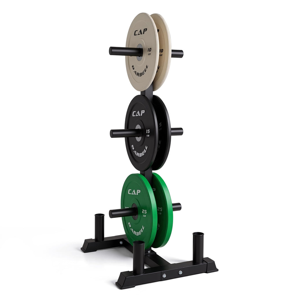 CAP 260lb Competition Olympic Bumper Plate Weight Set