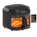 BOSWELL 7.5 QT Large Glass Air Fryer, 6-1 Preset Cook Modes