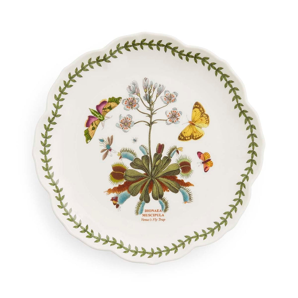 Portmeirion Botanic Garden Lotus Salad Plates - Scalloped Rim, Set of 4