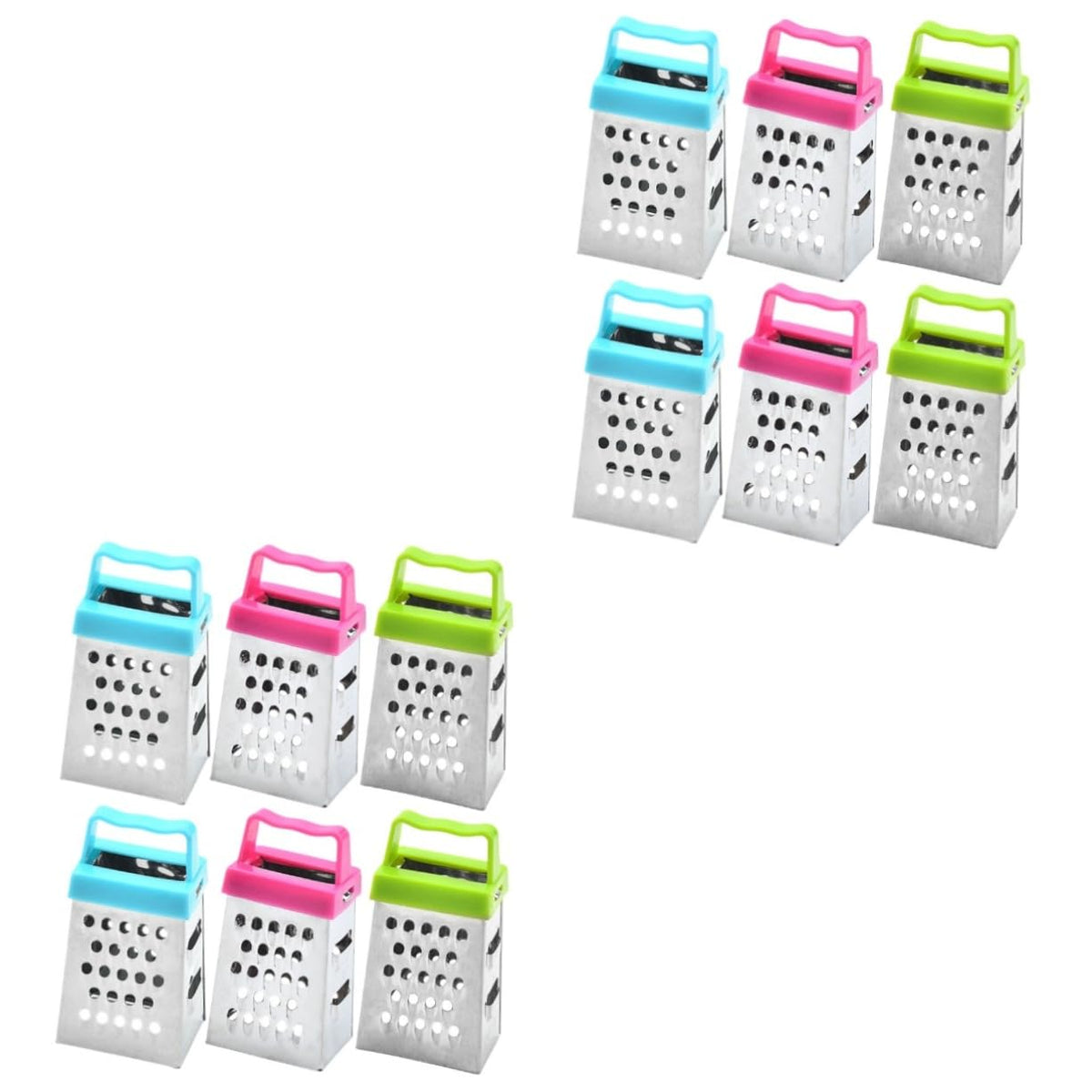 PRETYZOOM 18pcs Stainless Cheese Grater Fine Grater Slicer Vegetable Slicer Easy Peel