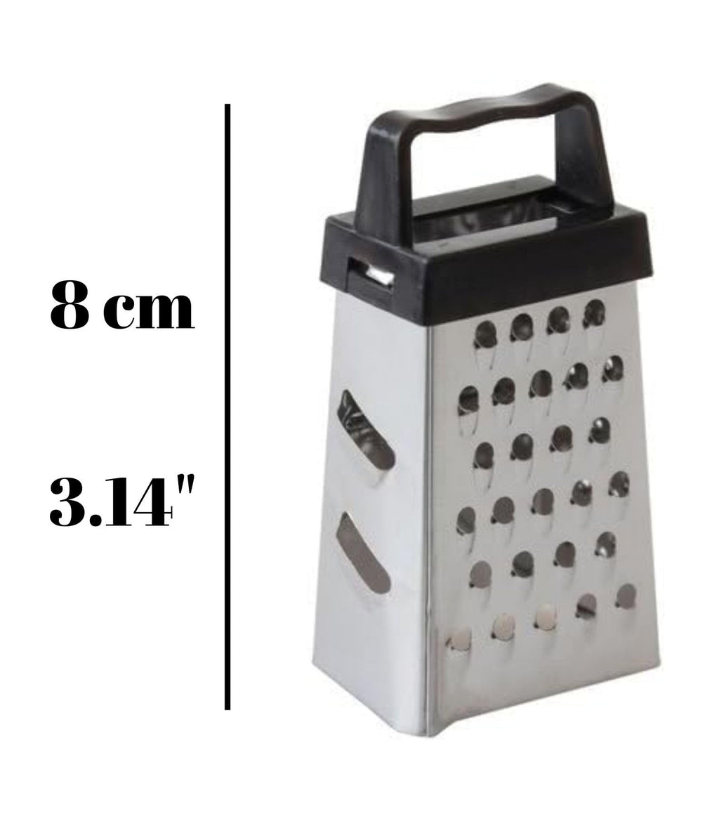 Mini Garlic Grater, Stainless Steel Cheese Ginger Vegetable Spices Small Grater for Kitchen (Purple)